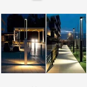 Lámpara de Poste LED de 3 Metros y 30W, Solar, de Aluminio, IP65, para Iluminación de Caminos de Jardín Exteriores - Product Image 1