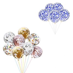 Vente en gros de ballons ronds en latex épais, rose gold, globos, décoration de mariage, kit de ballons d'anniversaire, guirlande, ensemble de ballons à confettis - Product Image 2