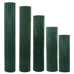 Maille <span class=keywords><strong>de</strong></span> fil d'acier inoxydable soudée revêtue <span class=keywords><strong>de</strong></span> PVC, finition 2B, couleurs vibrantes, clôture décorative, enclos <span class=keywords><strong>de</strong></span> jardin, résistant aux intempéries - Product Image 1