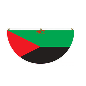 Bandera de Ghana Personalizada en Forma de Semicírculo para Hogar, Balcón, Porche, Tienda, Ventana, Cafetería, Bar, Animación Deportiva, Regalo Festivo - Product Image 2