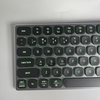 Clavier d'ordinateur sans fil en alliage d'aluminium IMB-8300UL mince 2.4G BT touches à ciseaux avec lumière LED unique Rechargeable nouveau produit