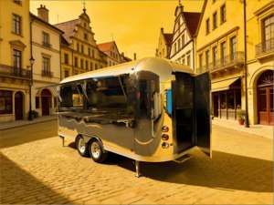 Remolque de Pollo a la Brasa <span class=keywords><strong>Peruano</strong></span> con Hornos Rotatorios y Barra de Salsas Aji Verde para Pollo, Papas Fritas e Inca Kola - Product Image 1