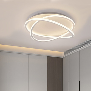 <span class=keywords><strong>Lampe</strong></span> de chambre à coucher, chambre principale, nouvelle tendance 2024, style crème haut de gamme pour l'année, plafonnier LED moderne, simple et élégant - Product Image 2