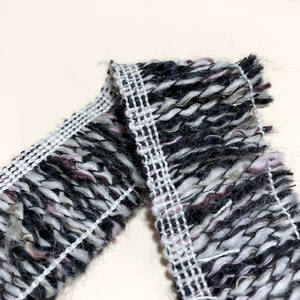 Flecos de borla de lana coloridos adornos de encaje con seda dorada y plateada estilo étnico cinta cortina falda accesorios de ropa - Product Image 6