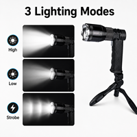 Senter LED T6 Tipe-C USB Isi Ulang W535 dengan 1000 Lumen IP54 untuk Menyelam & Berkemah