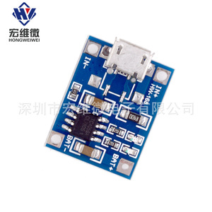 Placa de Carga para Batería de Litio Hongwei 1A HW-168, Módulo Cargador USB Micro Interface DC 5V - Product Image 2