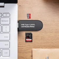 USB 3,0 tipo C Micro SD TF adaptador OTG lector de tarjetas de memoria USB tipo C/lector de tarjetas OTG/escritor