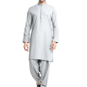 Salwar Kameez élégant en coton pakistanais costumes personnalisés robe ethnique pour hommes hiver et été musulmans-friendly vente en gros - Product Image 1