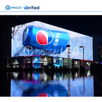 Usine Étanche IP65 Haute Luminosité Publicité Extérieure LED Mur Vidéo Extérieur P4 P5 P6 P8 P10mm Écran D'affichage LED 3D