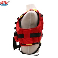 Gilet de sauvetage professionnel pour adultes à haute flottabilité, gilet PFD pour eaux vives, pour les situations d'urgence en rivière et les secours aquatiques
