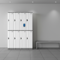Casier à bagages électronique intelligent TOPPLA - Casier moderne en métal à poser au sol, assemblé à un prix avantageux, avec casiers de gym