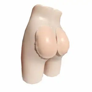 Self Adhesive Silicone Hips and Buttocks Pads Sexy Male Big Ass Shaping Good Figure Plump Buttocks Underwear