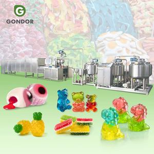 Línea de Producción de Máquinas para Fabricar Caramelos Blandos de Goma con Forma de Osito y Plantas, para la Producción de Gominolas - Product Image 1