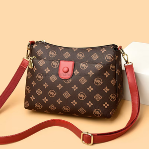 Women's Crossbody <b>Shoulder</b> Bag New Printed Two <b>Straps</b> Zipper Closure Polyester PVC Fall Trendy Mom Handbag Chic Tanjing - Product Image 4