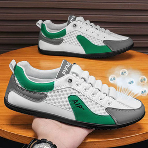 Zapatos Casuales de Verano para Hombre, Nuevos, Transpirables, Ligeros, Desodorantes, de Malla, Sin Cordones, Suaves, para Caminar y Conducir - Product Image 4