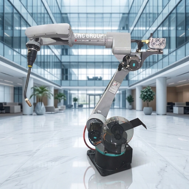 6-Axis Industrial Robotic MIG Welding Arm Automatic Robot Manipulator New Stainless Steel 110V/220V/380V 2-Year Warranty
