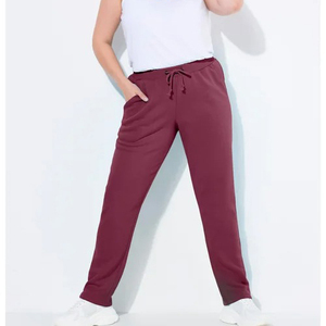Cintura elastica personalizzata <span class=keywords><strong>con</strong></span> coulisse <span class=keywords><strong>pantaloni</strong></span> della tuta a gamba dritta <span class=keywords><strong>pantaloni</strong></span> della tuta da donna <span class=keywords><strong>taglie</strong></span> <span class=keywords><strong>forti</strong></span> <span class=keywords><strong>pantaloni</strong></span> della tuta <span class=keywords><strong>pantaloni</strong></span> da Jogger per donna - Product Image 4
