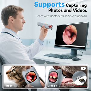 Tai máy ảnh với 1080P HD màn hình 2MP Tai 3.2mm Đường kính otoscope cho vật nuôi - Product Image 6