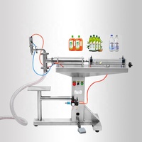 Mini machine de remplissage de bouteilles liquides d'huile de jus Machines de remplissage d'eau pure