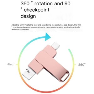 OTG per il telefono cellulare <span class=keywords><strong>Apple</strong></span> Memory Stick disco USB Flash Drive per l'archiviazione del telefono Tyype C - Product Image 4