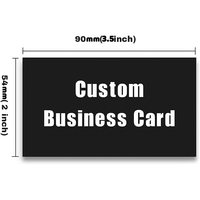 Cartes de visite personnalisées avec logo personnalisé et pelliculage de papier offset Service OEM pour petites entreprises en gros