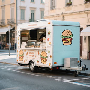 2025 Fully Equipped Mobile Truck For <b>Sale</b> Food Hot Dog Cart with <b>Kitchen</b> Equipment - Product Image 5