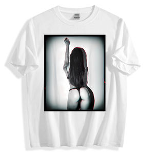 ग्राफिक कपास टी पुरुषों की 180 जी मुद्रित लघु आस्तीन नरम आकस्मिक चाय - Product Image 3