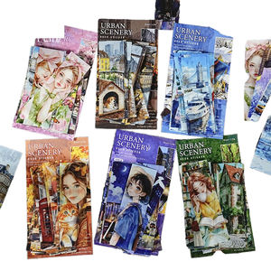 25 autocollants par paquet, série Flower Knowledge, autocollants de <span class=keywords><strong>scrapbooking</strong></span> de style européen, représentant des personnes, des paysages, des décorations de vacances - Product Image 1