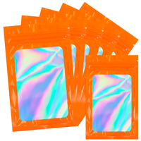Sacs Mylar Personnalisés Imprimés pour Petites Entreprises, Pochettes Holographiques Zip Refermables pour Bonbons, Bijoux et Pierres Précieuses