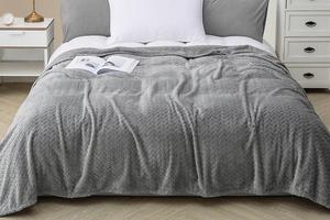 Plaids en polaire flanelle 100 % polyester, doux et confortables, pour toutes les saisons, écologiques et antibactériens, personnalisables - Product Image 3