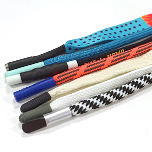 Tùy Chỉnh Phẳng Bông Dây Giày Đầy Màu Sắc Trang Trí Dây Kéo Dây Giày Dây Giày Với Lớp Phủ Cho Túi Xách Và Hàng May Mặc - Product Image 4