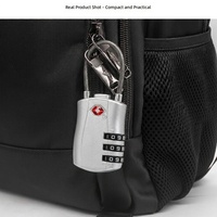 SKY GOOD TSA527 Cadenas de sécurité à combinaison à 3 chiffres pour sacs d'école, sacs à dos et armoires de rangement personnelles