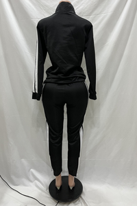 X6294-Completo Casual Unisex con Pantaloni Sportivi e Felpa a Maniche Lunghe, Set Due Pezzi Autunnale per Donna - Product Image 5