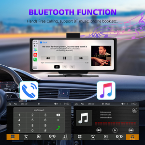 Topnavi 10.26 Inch Xe Máy Nghe Nhạc DVD Đa Phương Tiện Giải Trí Hệ Thống Đài Phát Thanh Tuner Phổ Không Dây Bảng Điều Khiển Hỗ Trợ Carplay - Product Image 4