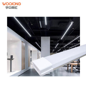 WOOJONG lampu Batten Led, 10000K 1200mm <span class=keywords><strong>36W</strong></span> permukaan dipasang kantor tabung datar-A - Product Image 3