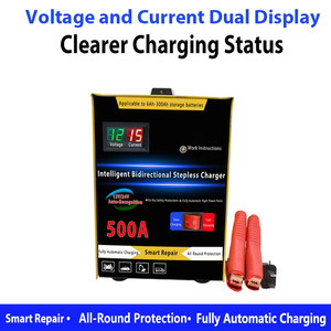 Chargeur de batterie électrique bidirectionnel automatique 250W OVP OTP 12V/24V pour batteries de camion, voiture, gel, AGM, humides, <span class=keywords><strong>EFB</strong></span>, au plomb-acide - Product Image 4