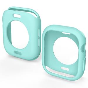 غطاء حماية ناعم مضاد للسقوط من مادة TPU بلون الحلوى S11 نصف تغطية لساعة أبل - Product Image 5