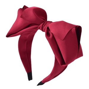 Diadema con Lazo Grande, Negra, de Tela, Ancha, para Mujer, Moda Casual, de Alta Calidad - Product Image 5