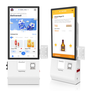 Sistema de Pago en Efectivo Montado en la Pared de 32 Pulgadas con SDK, Caja Registradora Automática que Funciona con Monedas para Supermercados y Tiendas Minoristas sin Personal - Product Image 5