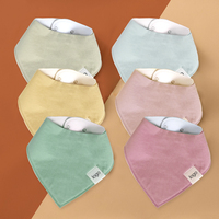 Bandana réglable en coton organique 100% unisexe naturel doux absorbant pour bébés et tout-petits
