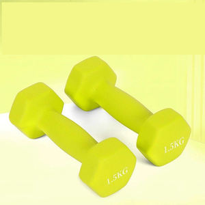 Mancuernas hexagonales personalizadas de 2Kg y 10kg para mujer, vinilo recubierto de PVC, inmersión en gimnasio, Fitness, libre, OEM, peso personalizable, precio de fábrica - Product Image 4
