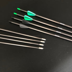 Flèches en carbone March Archery Pure ID 6.2 pour arc à poulies et arc classique, pointes amovibles et accessoires pour <span class=keywords><strong>la</strong></span> chasse et <span class=keywords><strong>la</strong></span> pratique sur cible - Product Image 3