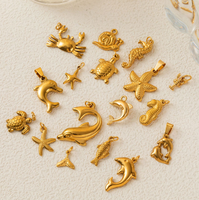 Garrywell - Breloques personnalisées DIY, des milliers de designs, bijoux fantaisie, pendentifs, breloques en acier inoxydable plaqué or pour la création de bijoux DIY