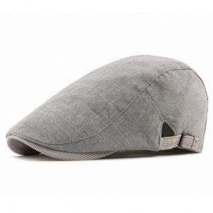 หมวกแก๊ปทรงคลาสสิค Ivy Hat สุดฮิต ปรับขนาดได้ เหมาะสำหรับผู้ชายและผู้หญิง ทำจากผ้าฝ้ายลินิน ใส่สบายในช่วงฤดูร้อน - Product Image 3