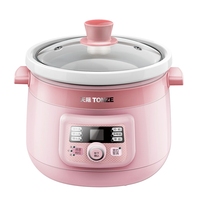 Mijoteuse électrique OEM bon marché pour bébé Mijoteuse mijoteuse avec revêtement en céramique 110V 220V Mini appareil à soupe santé automatique