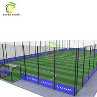 Ensemble complet d'équipements sportifs Terrain multisports Terrain de jeu Terrain de football Cage de football Le terrain entier