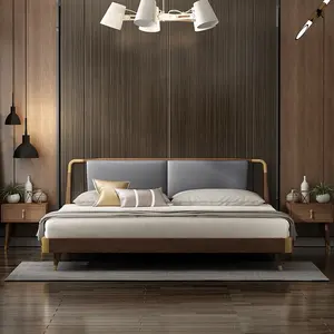 MAXKY made in china modern bedroom set decoration latest design wooden bedroom furniture one stop shop/all in one and designed for individual house