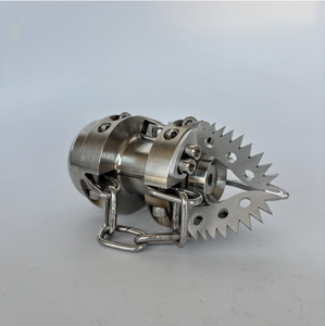 सीवर ड्रेन सफाई मशीन के लिए 1/2 बस्टर ट्यूब सफाई नोजल उच्च दबाव चेन फ़्लेल जेटिंग नोजल - Product Image 2