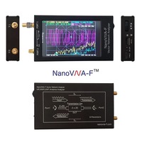 Analyseur d'antenne de réseau vectoriel NanoVNA-F VNA HF VHF UHF 1.5GHz personnalisé + LCD IPS 4.3 pouces + boîtier en métal + batterie 5000mAh