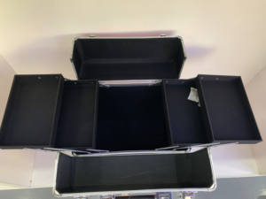 Chariot de beauté pliable en aluminium de grande taille <span class=keywords><strong>Bingo</strong></span>, valise de maquillage, boîte à cosmétiques, sac pour la coiffure, l'art des ongles, la mode - Product Image 6